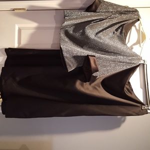 Plus Size two piece gown